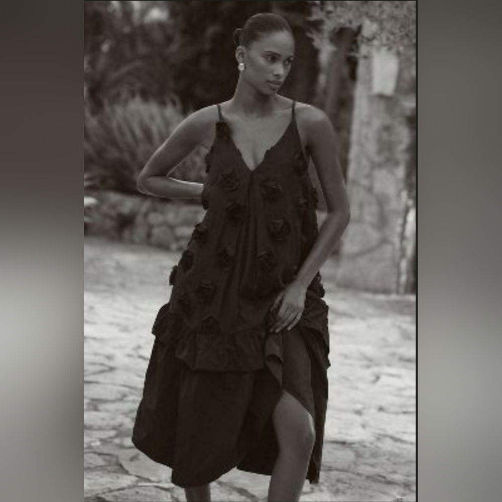 Anthropologie black dress